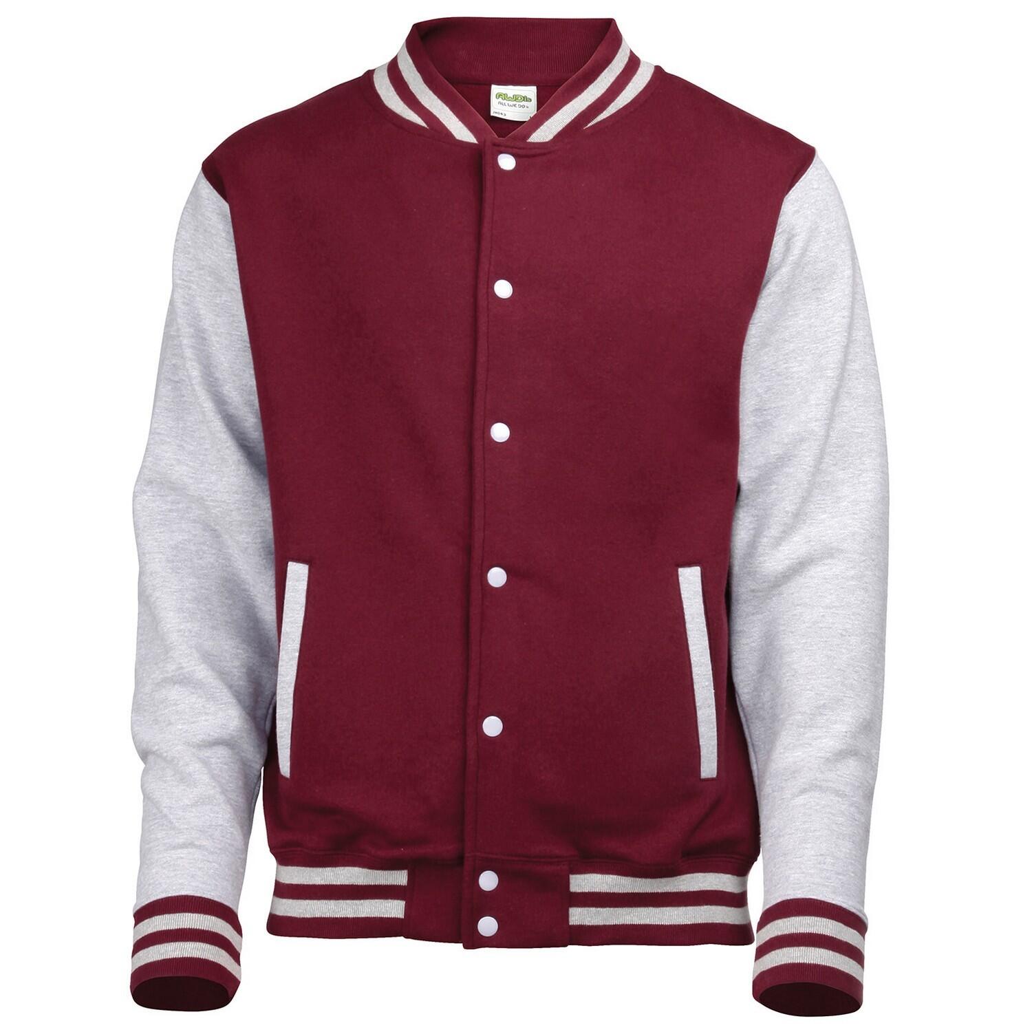 carmine red / grey