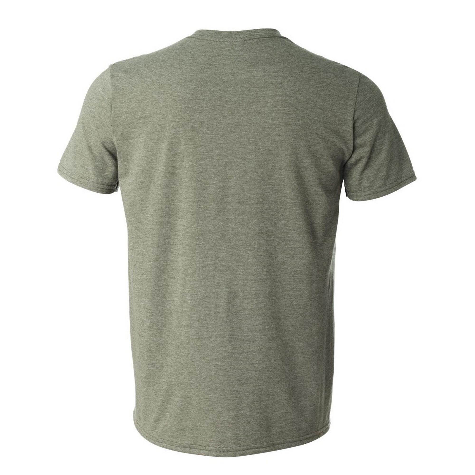 SoftStyle TShirt, Kurzarm, Rundhalsausschnitt Herren Militärgrün meliert 2/2