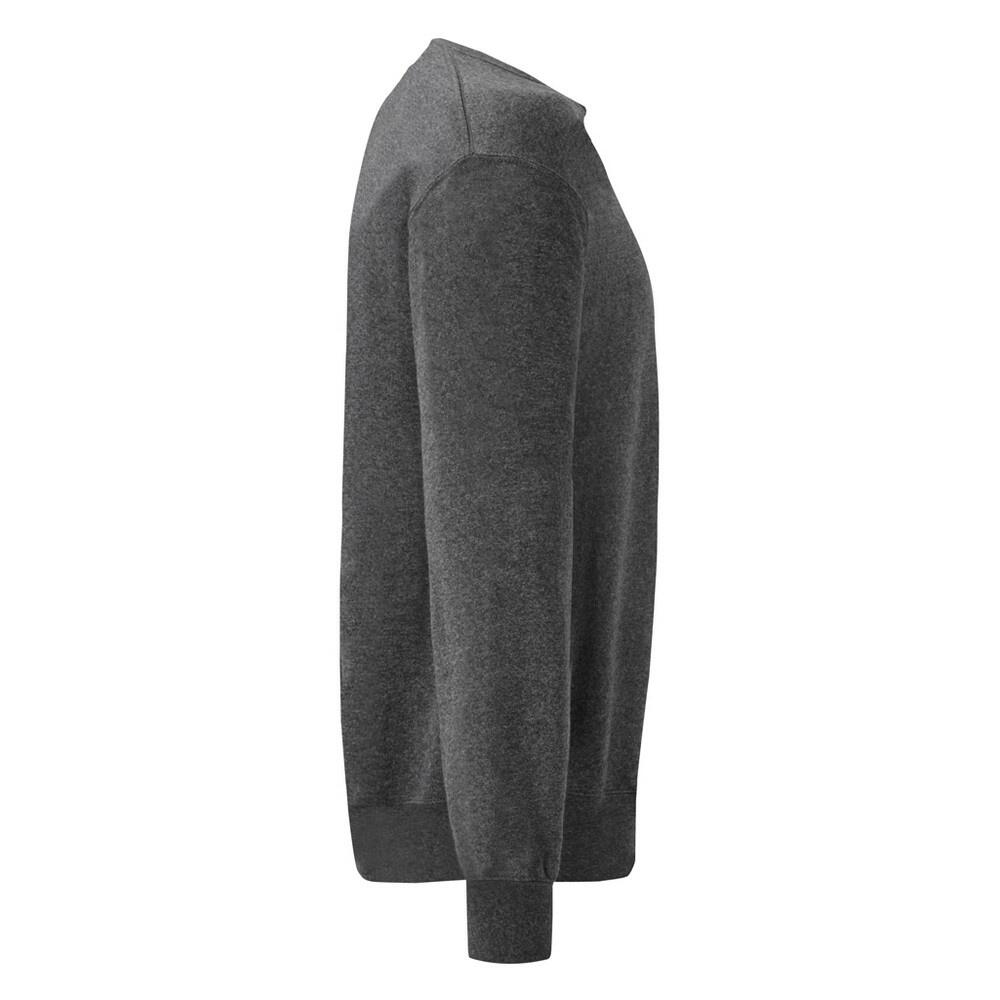 Belcoro® Garn Pullover Sweatshirt Herren Grau meliert 4/4