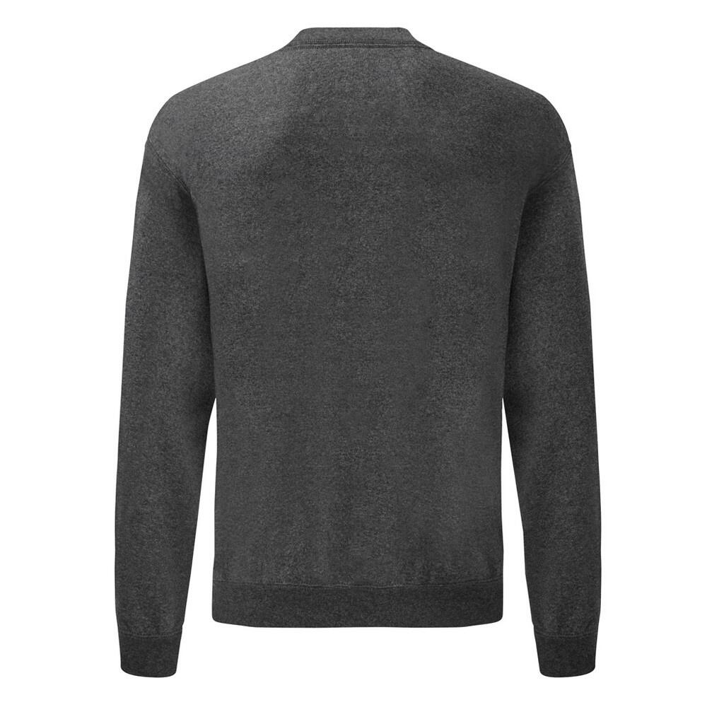 Belcoro® Garn Pullover Sweatshirt Herren Grau meliert 3/4