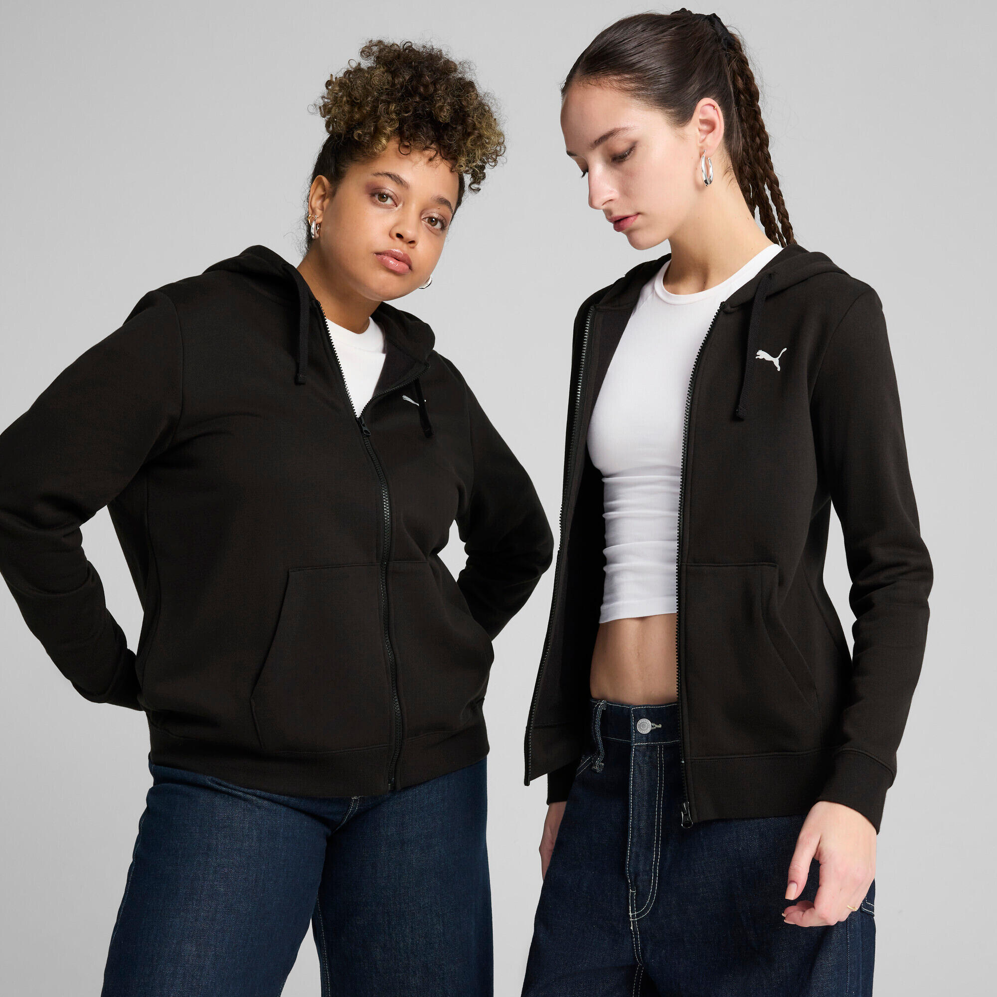 Felpa con cappuccio da donna Puma Essential Fleece 2/7
