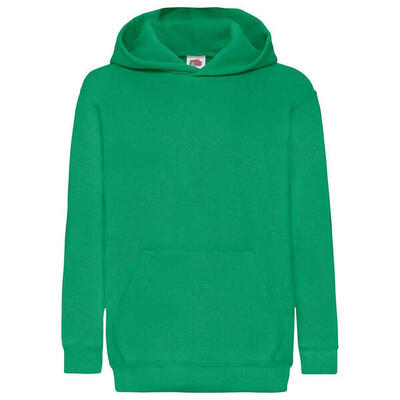 Kinder/kids klassieke hoodie (zwart)