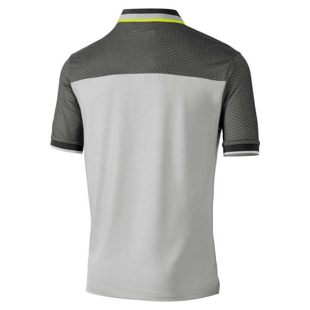 Poloshirt für Emblem Herren Silbergrau/Holzkohle 2/4