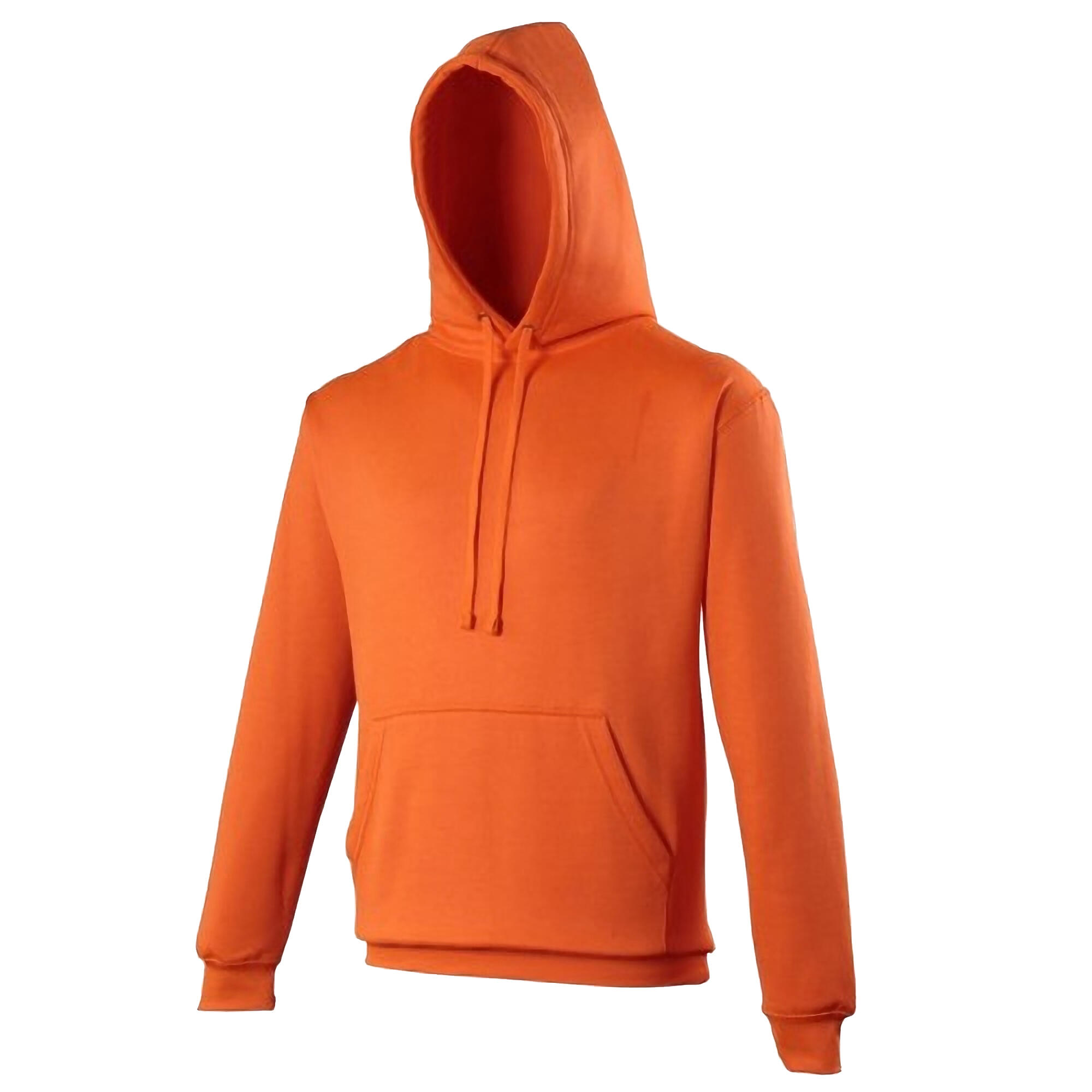 AWDIS Unisex Electric Hooded Sweatshirt / Hoodie (Electric Orange)