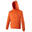 Sweatshirt À Capuche Adulte Unisexe (Orange Électrique)