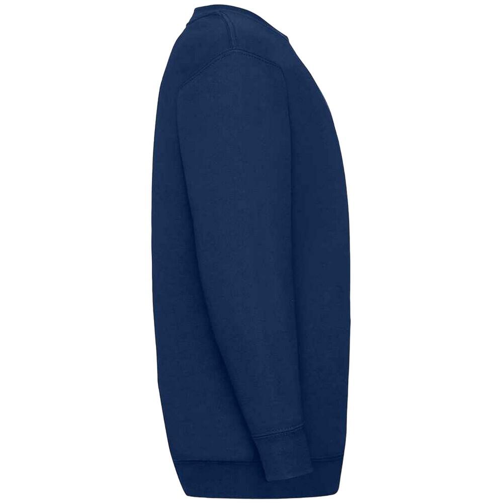 Kinder Klassik Drop Schulter Sweatshirt Mädchen Marineblau 3/3