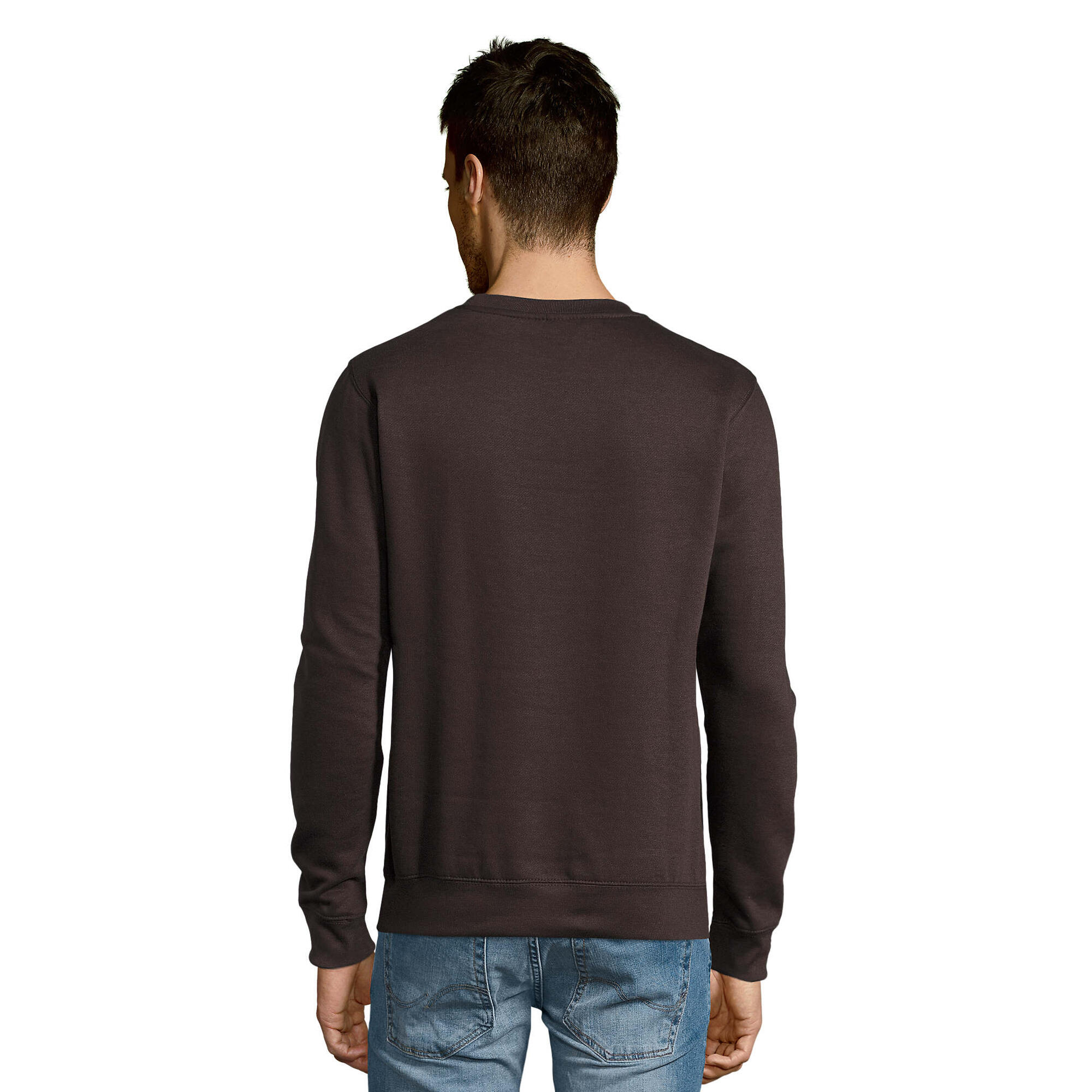 Sweat NEW SUPREME Adulte (Gris Charbon Sombre Uni) 2/4