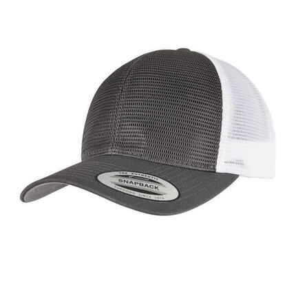 Casquette Motif/style Deux Tons (Noir / Blanc)