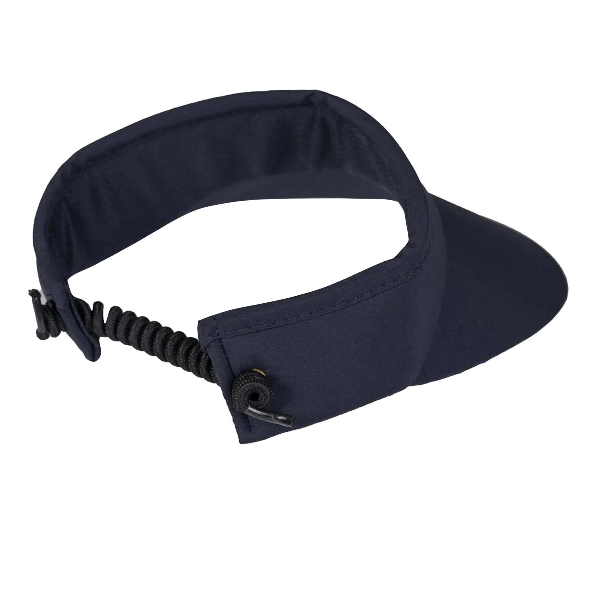 Womens/Ladies Diamante Logo Golf Sun Visor (Navy) 2/4