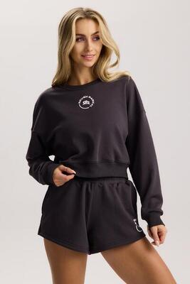 Dames rough radical active crop top sport sweatshirt