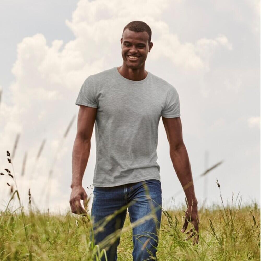 Mens Iconic TShirt (Athletic Heather Grey) 4/4