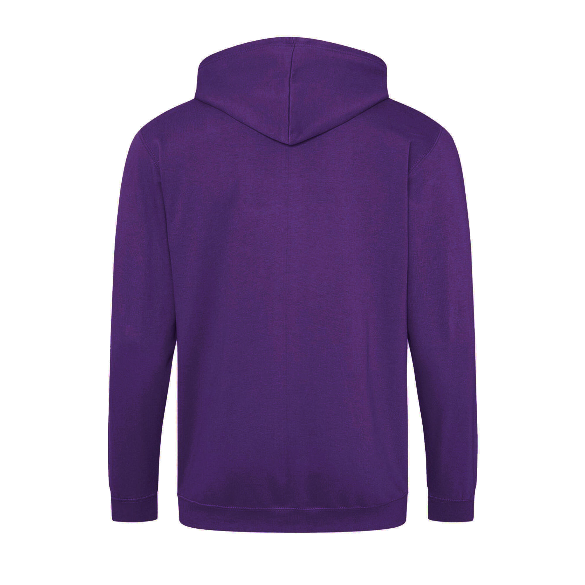 Felpa Con Cappuccio E Zip Intera Uomo Awdis Lavanda Digitale 2/2