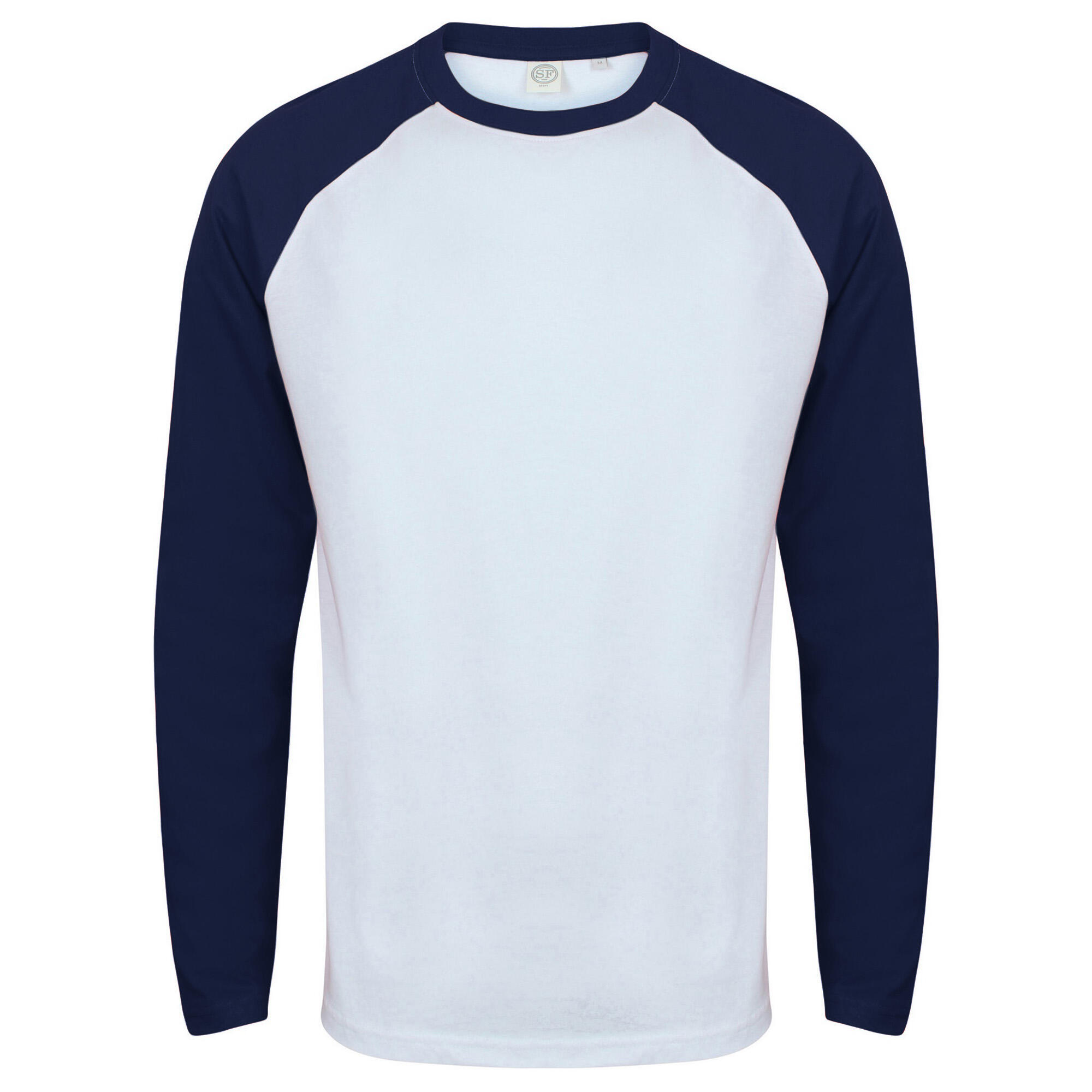 white / navy blue