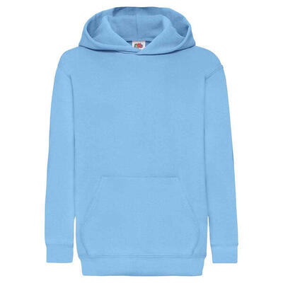 Kinder/kids klassieke hoodie (zwart)