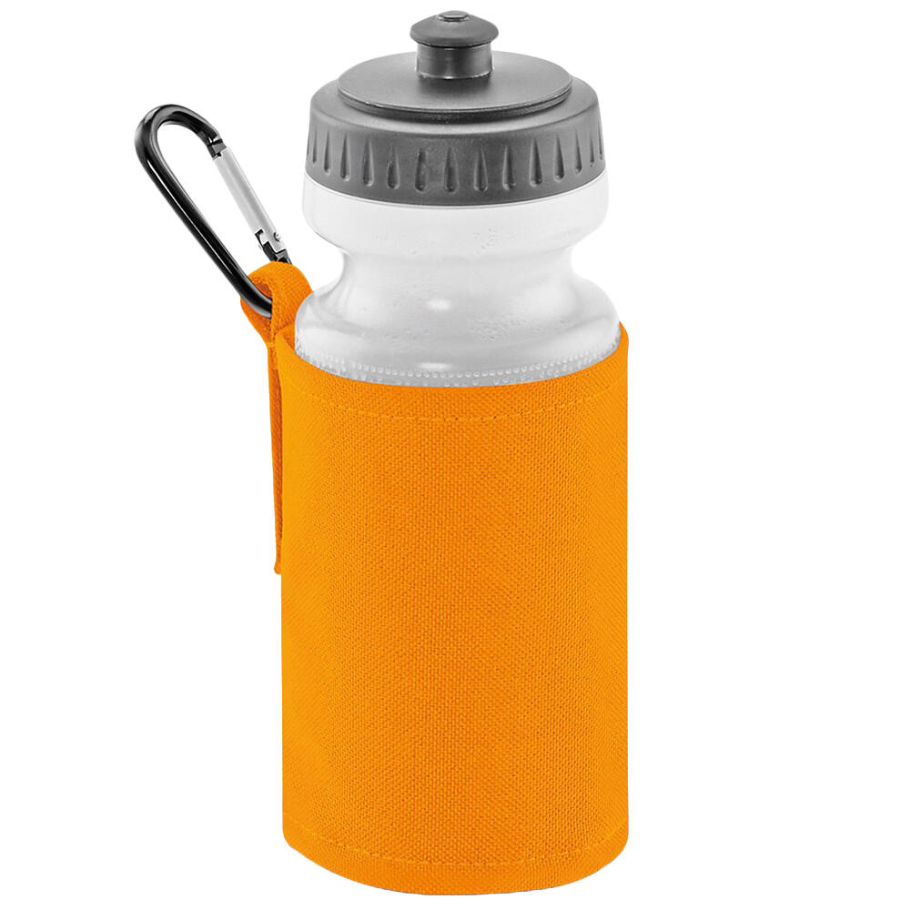QUADRA Water Bottle and Holder (Orange)