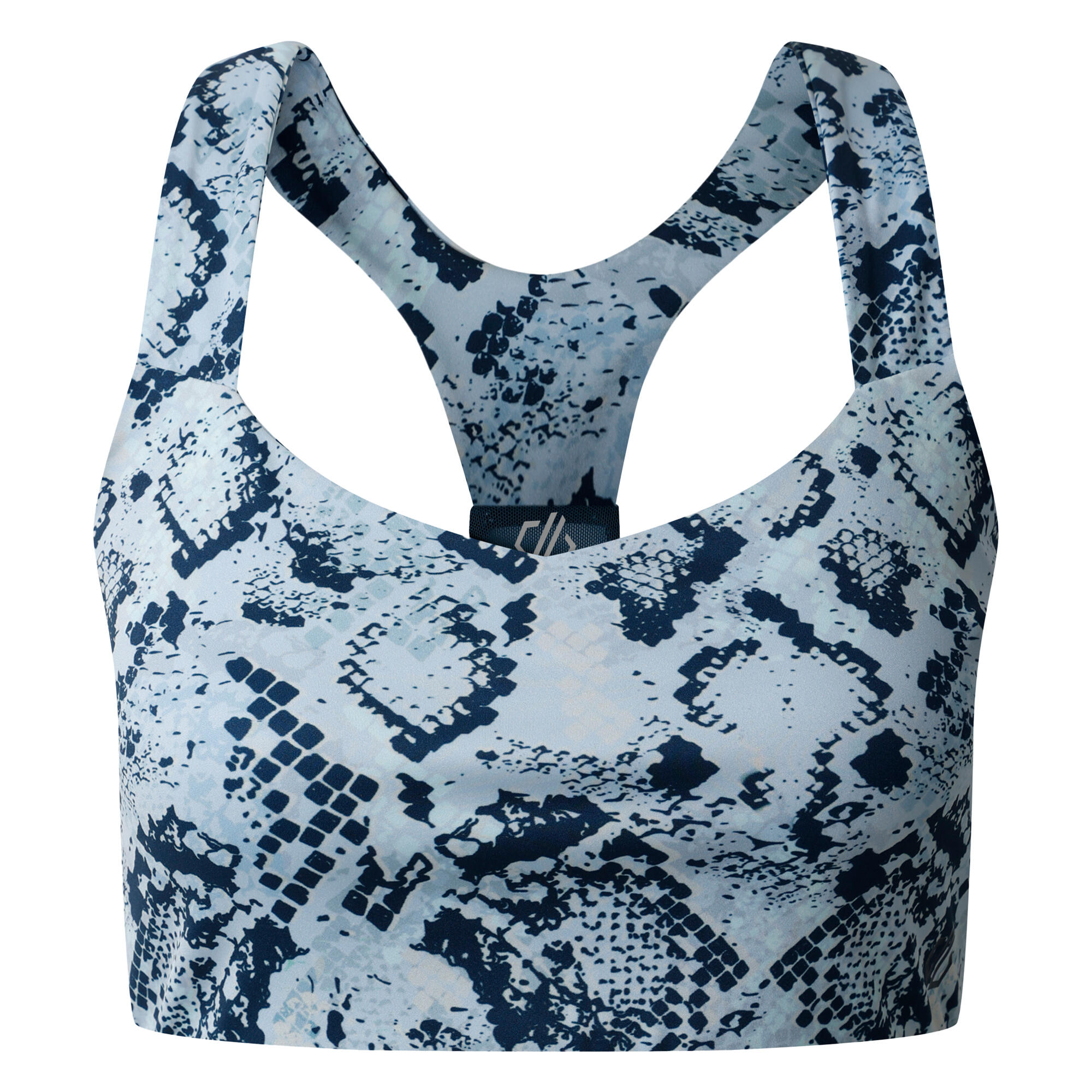 Womens/Ladies Swift III Snake Print Sports Bra (Skyway) 1/4