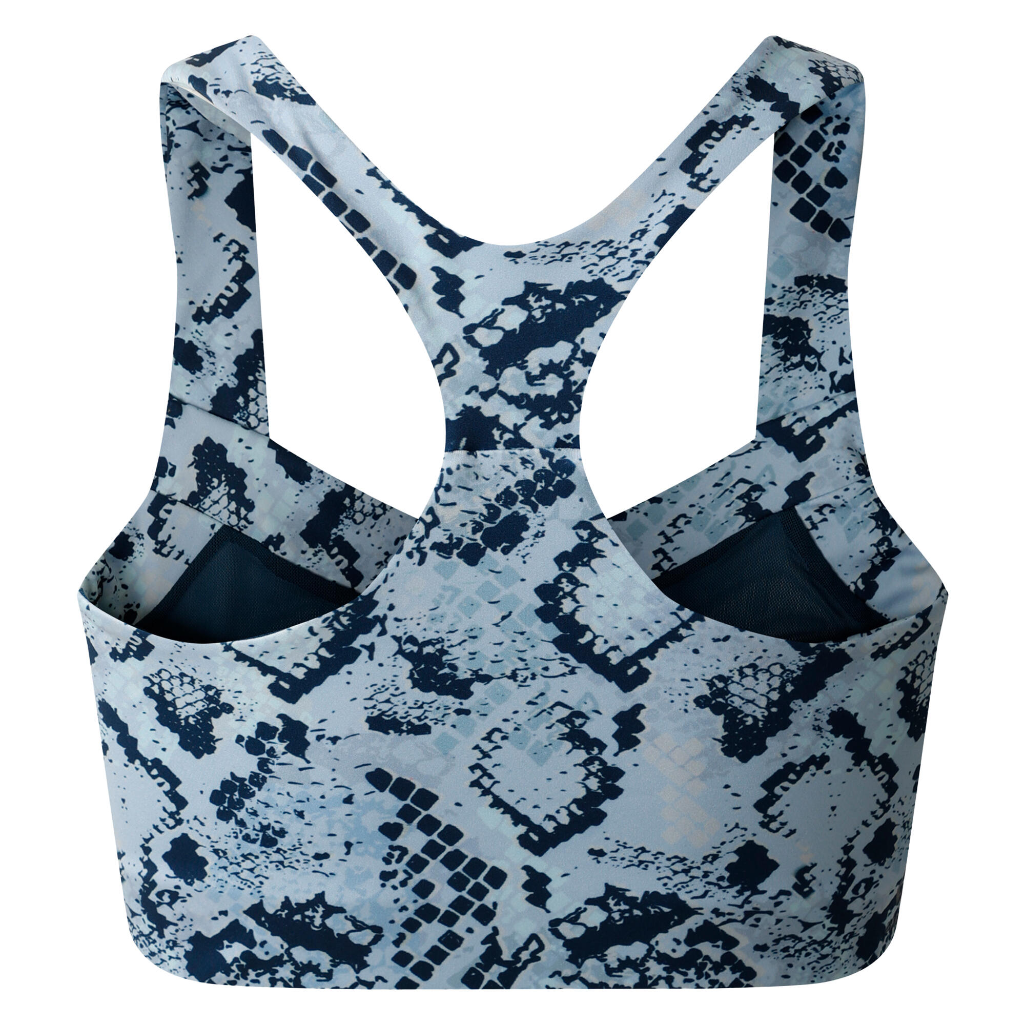 Womens/Ladies Swift III Snake Print Sports Bra (Skyway) 2/4