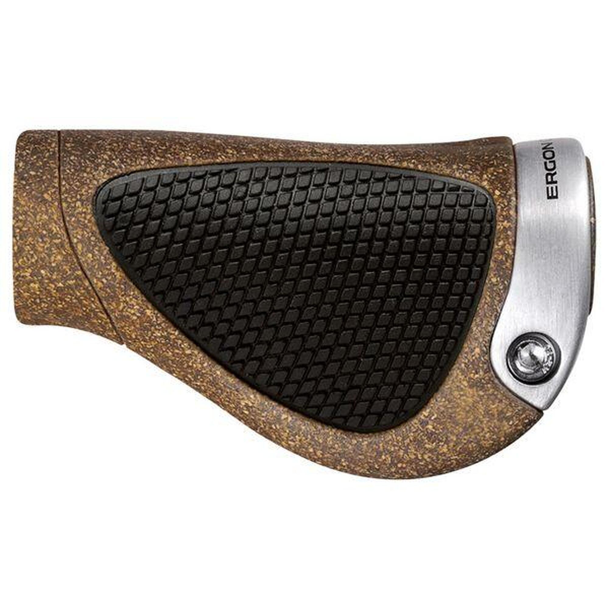 Ergon - Poignées Ergon Gp1 Biokork Rohloff / Nexus Marron Noir - Poignée - Marron - Taille Unique - Decathlon