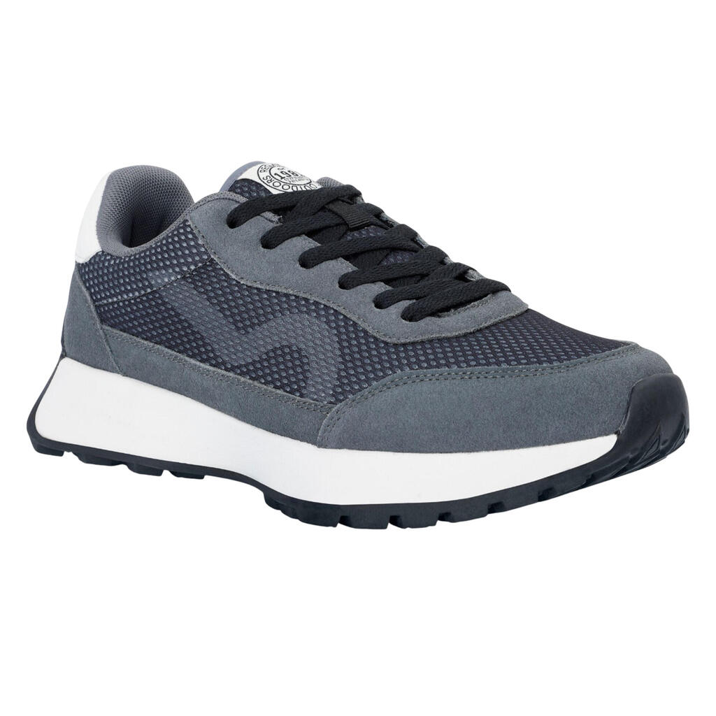 Mens Marine Heritage Suede Trainers (Black/Briar)