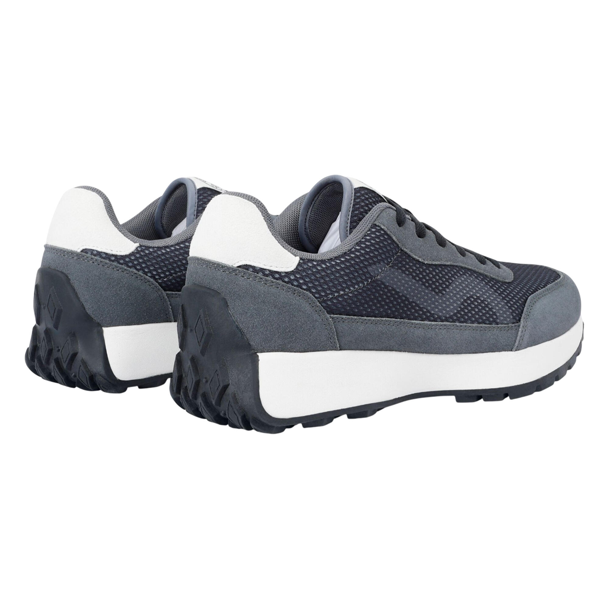Scarpe Sportive Pelle Scamosciata Uomo Regatta Marine Heritage Nero Rovo 2/5