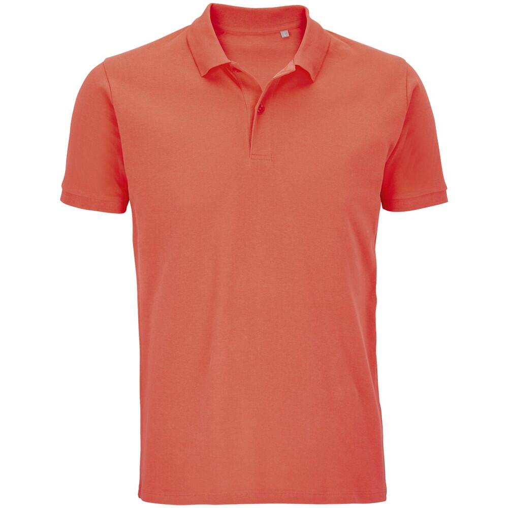SOL'S Mens Planet Piqué Polo Shirt (Pop Orange)