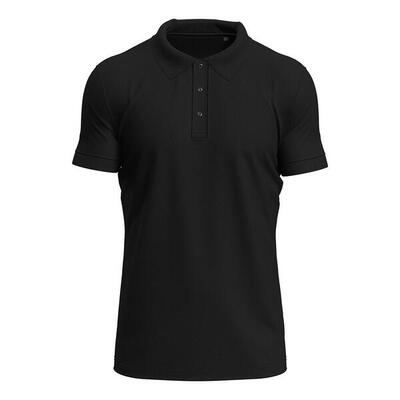 Heren clive poloshirt (wit)