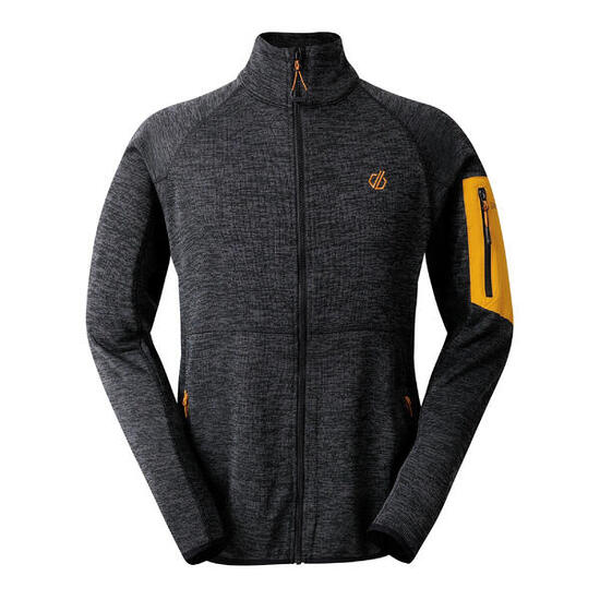 Veste polaire Dare 2B TORREK Homme noir/orange, polyester recyclé