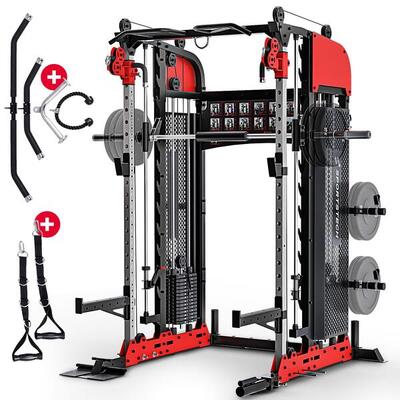 Sportstech sxm200 smith-machine | vermogensrek | kabeltrek | optrekken