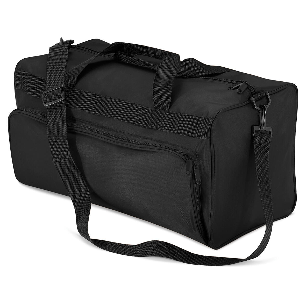 QUADRA Duffle Holdall Travel Bag (34 Litres) (Black)