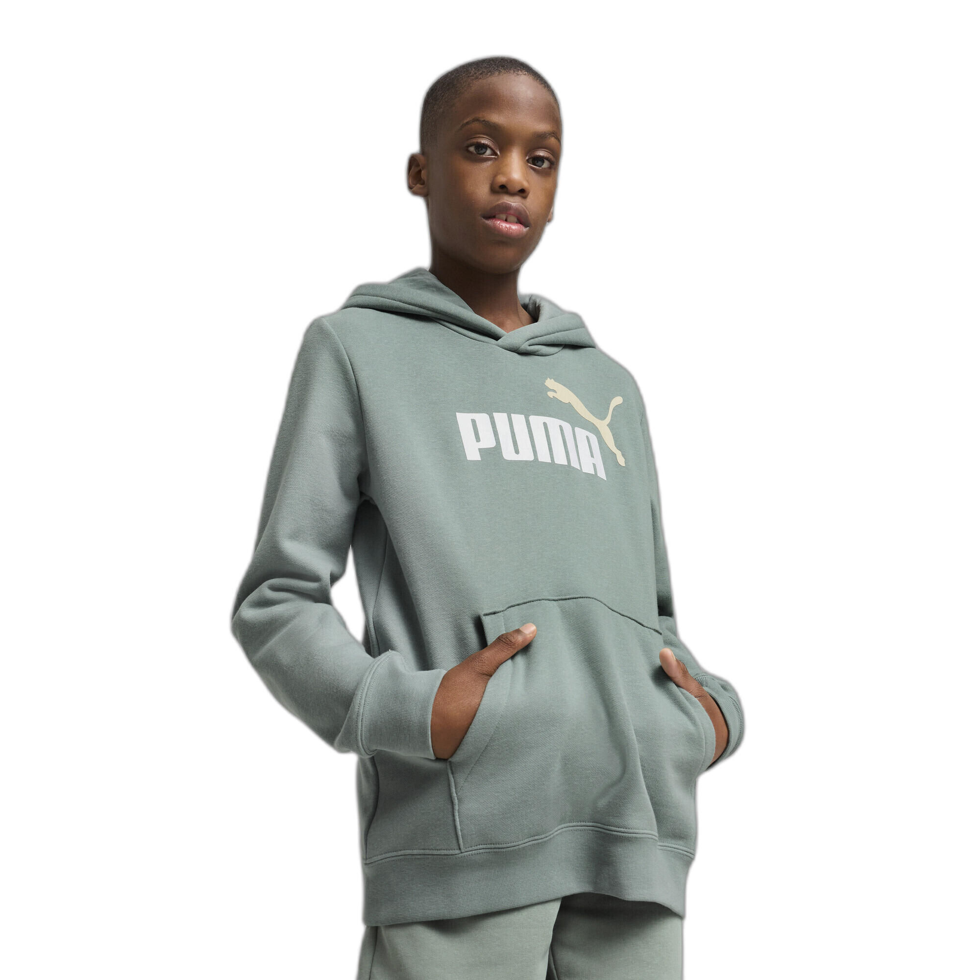 Felpa con cappuccio bicolore per bambino Puma No. 1 2/5