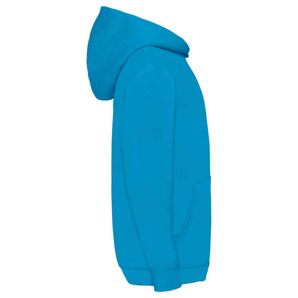 Felpa Con Cappuccio Bambini Fruit Of The Loom Classic Blu Azzurro 3/3