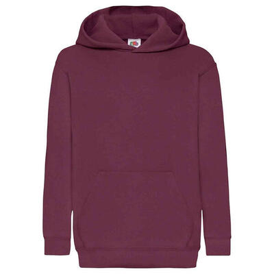 Kinder/kids klassieke hoodie (zwart)