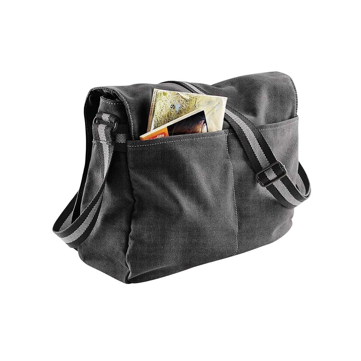 Vintage Canvas Despatch Bag 14 Litres (Pack of 2) (Vintage Black) 2/2