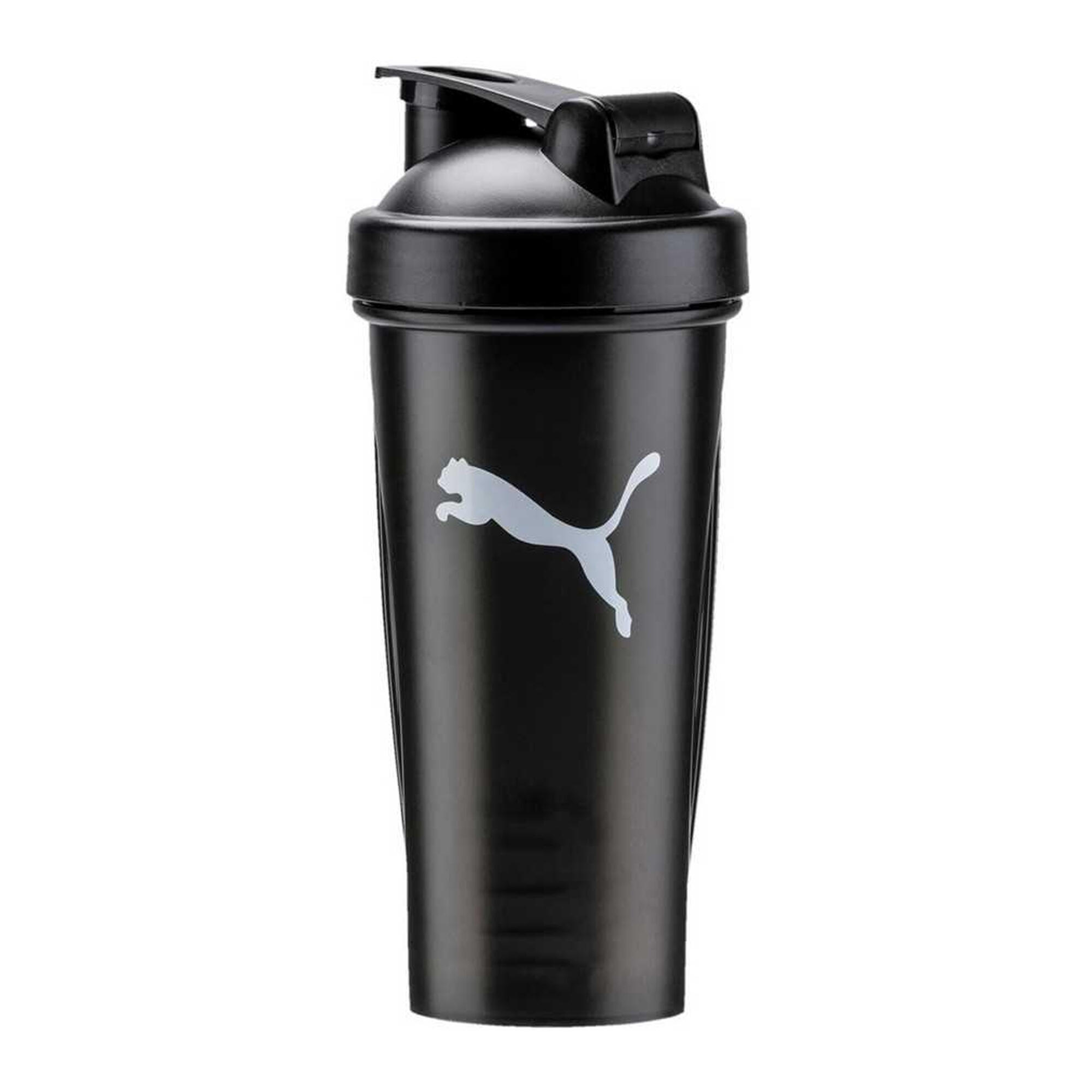 PUMA Logo 600ml Shaker Bottle (Black)