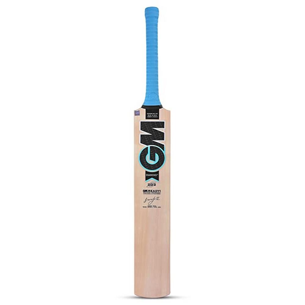 GUNN AND MOORE Diamond 202 Cricket Bat (Cream/White/Blue)