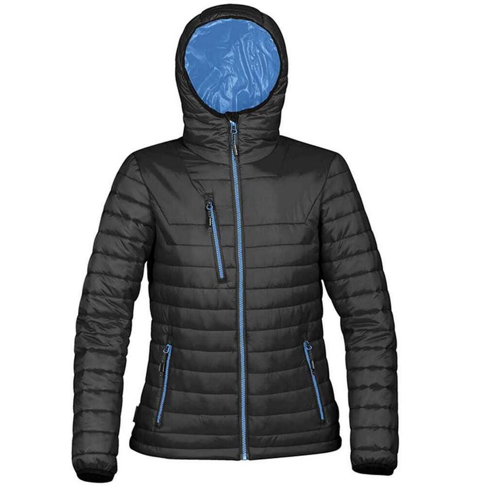 black / cornflower blue