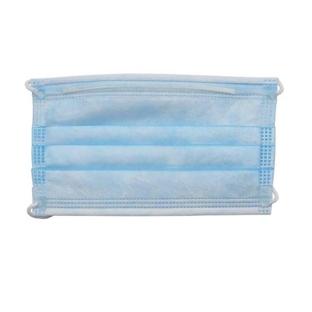 BATTLES Disposable Face Mask (Pack of 50) (Blue)