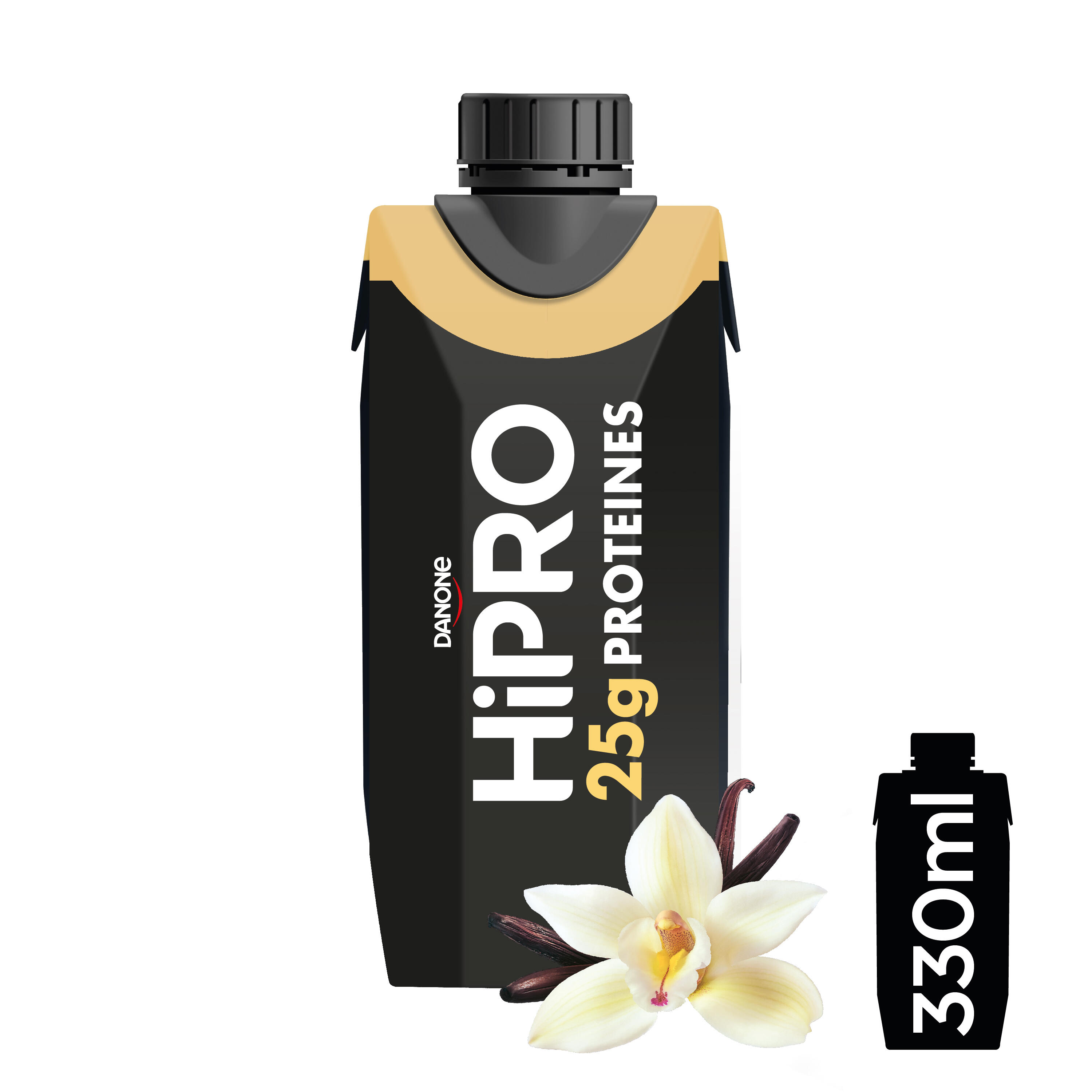 Danone HiPRO Eiwitshake – Vanille – 25g Proteïne – 8 x 330ml – Lactosevrij 2/7