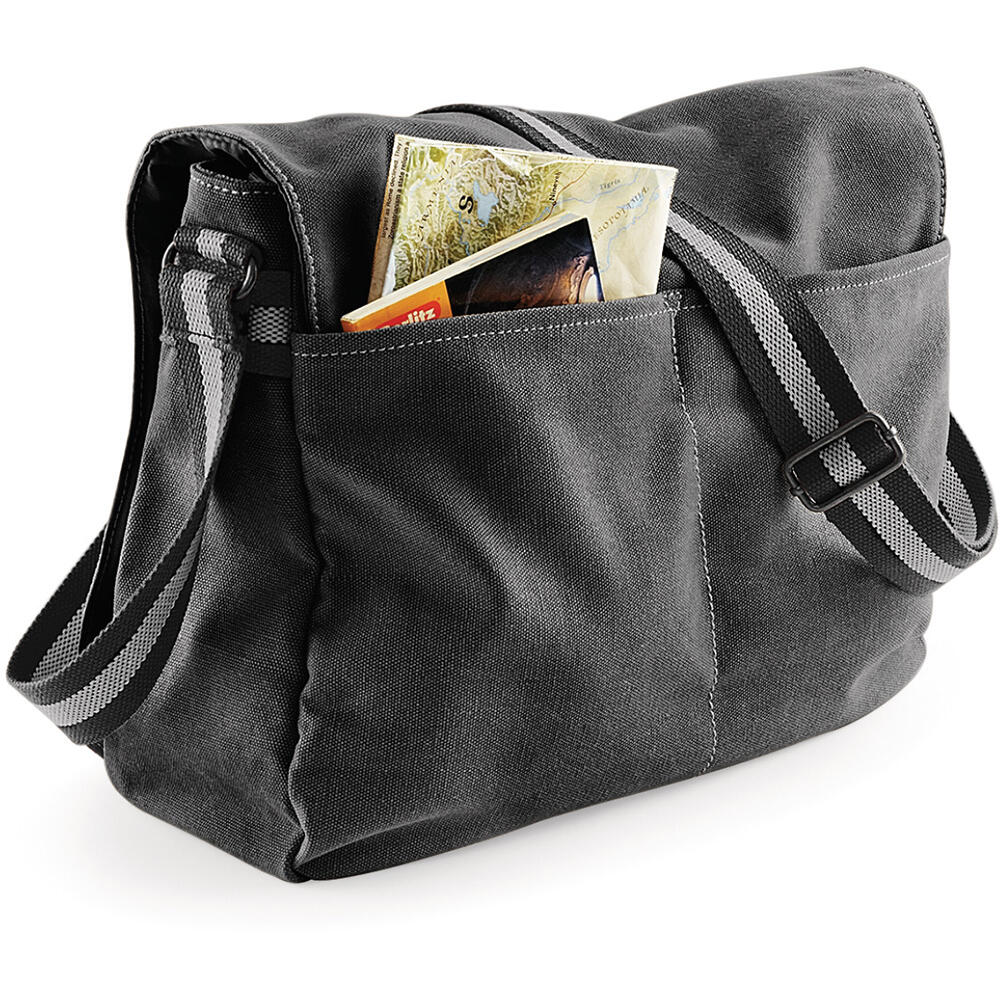 Vintage Canvas Despatch Bag 14 Litres (Vintage Black) 2/4