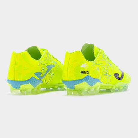 Ghete fotbal Supercopa 2411 gazon artificial AG, Galben Fluo/Turquoise, 44