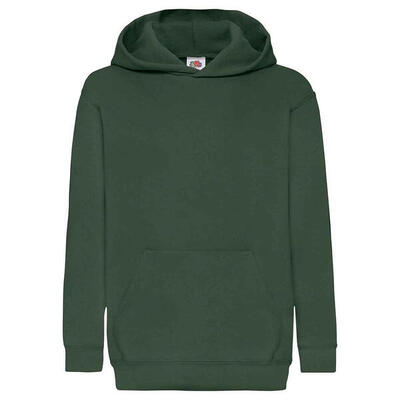Kinder/kids klassieke hoodie (zwart)