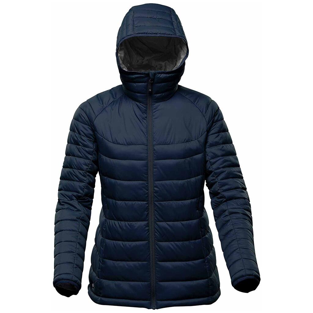 STORMTECH Womens/Ladies Stavanger Thermal Padded Jacket (Navy/Graphite Grey)