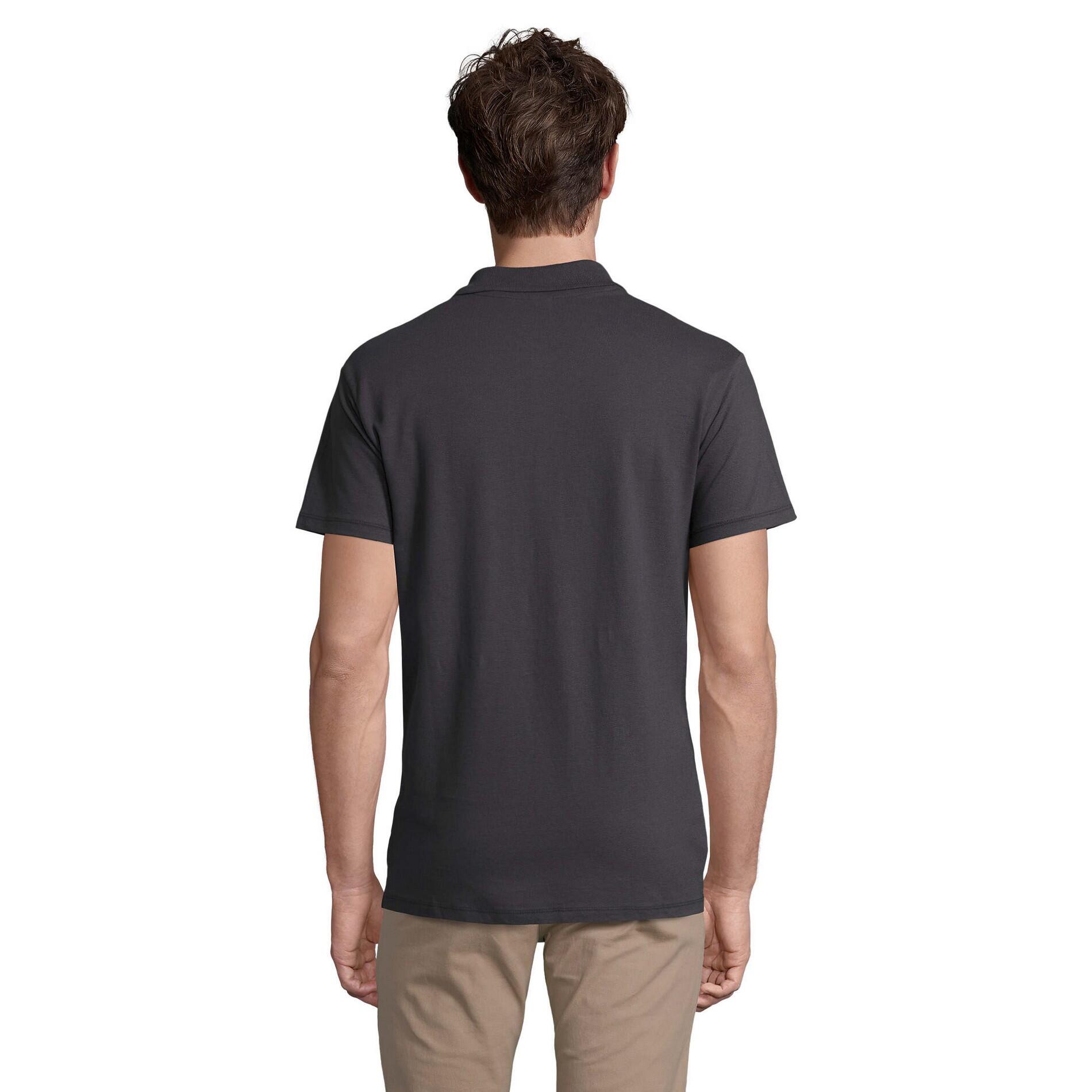 Polo SPRING Homme (Gris Foncé Uni) 2/4