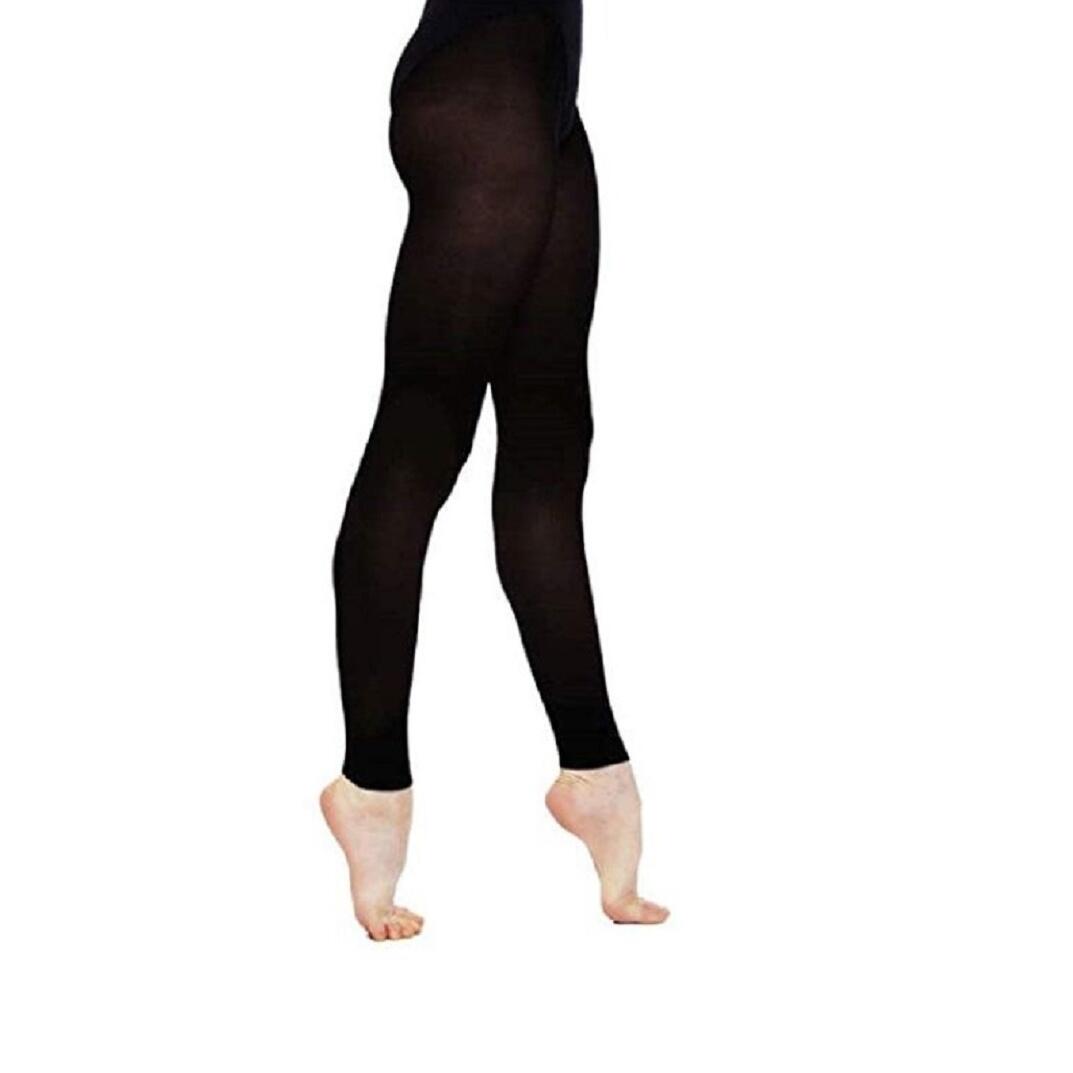 Pantacollant Da Danza Per Bambina Silky Nero 2/3