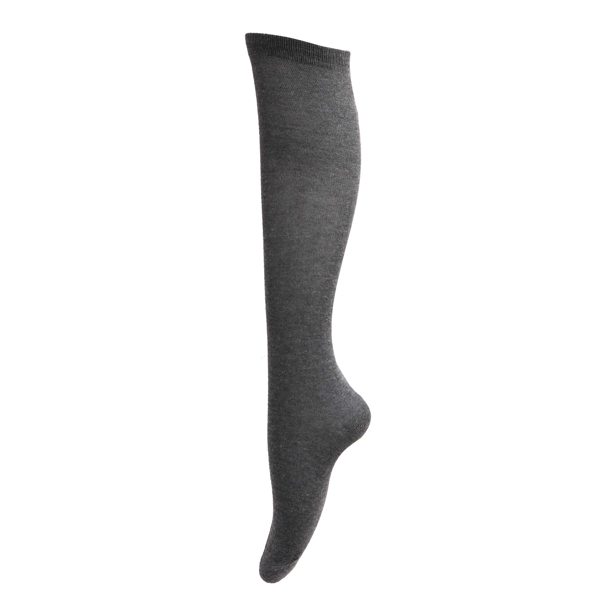 Kniestrümpfe, unifarben (3er Pack) Mädchen Grau 2/2
