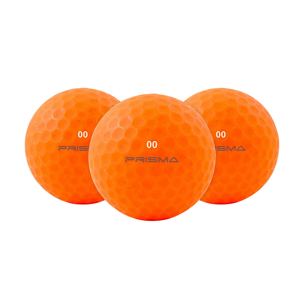 MASTERS Prisma Titanium Golf Balls (Pack of 12) (Orange)