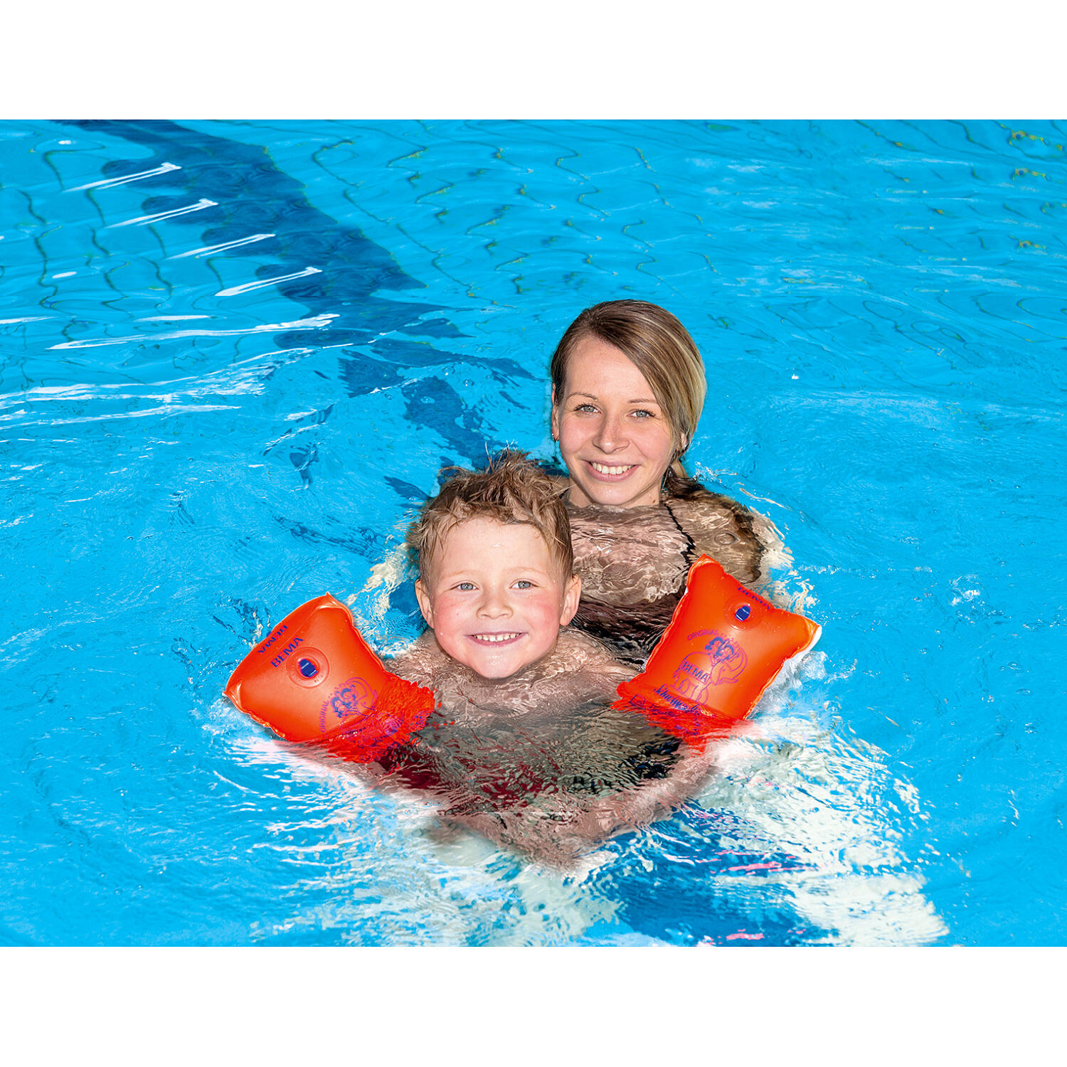 Schwimmflügel 00, bis 11 kg, bis 1 Jahr Schwimmen Unisex Signal-Orange 2/2