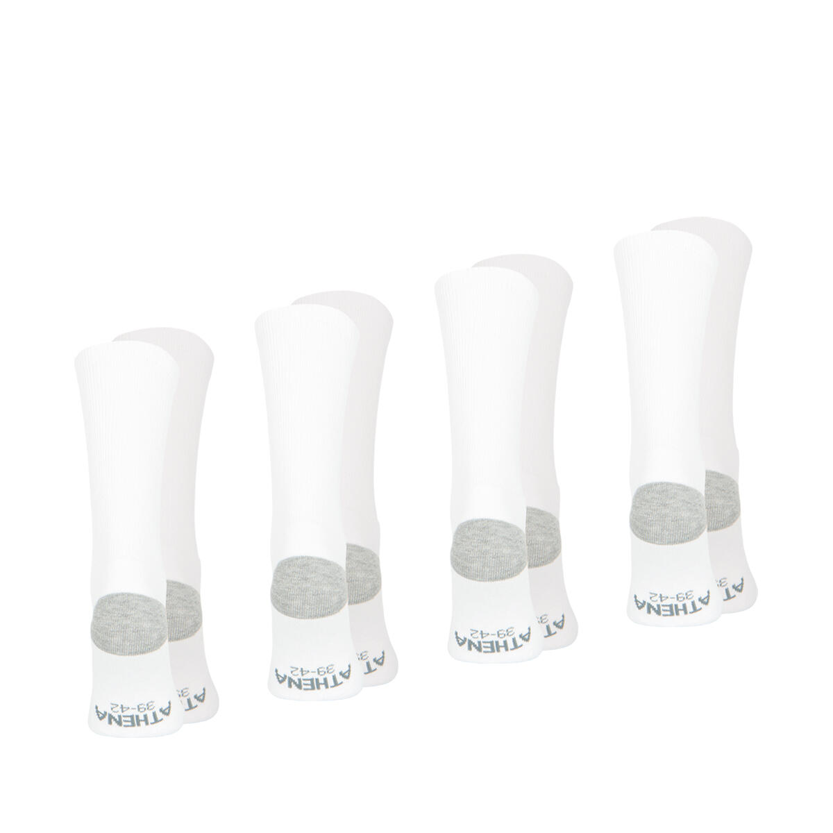 Lot de 4 paires de chaussettes mi-hautes homme Ecopack Sport 3/4
