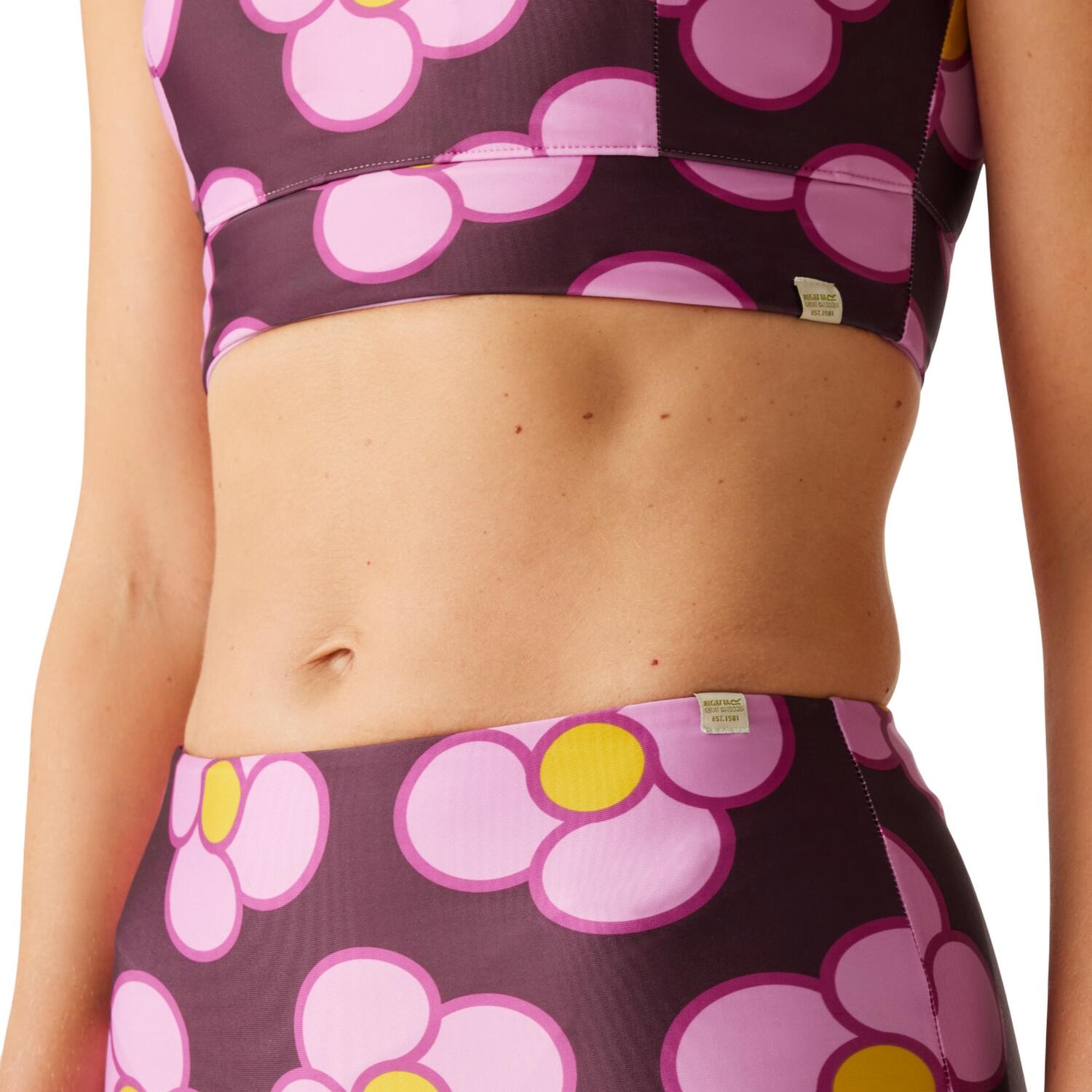 Womens/Ladies Orla Kiely Spinning Flower Reversible Bikini Set (Morello) 3/5