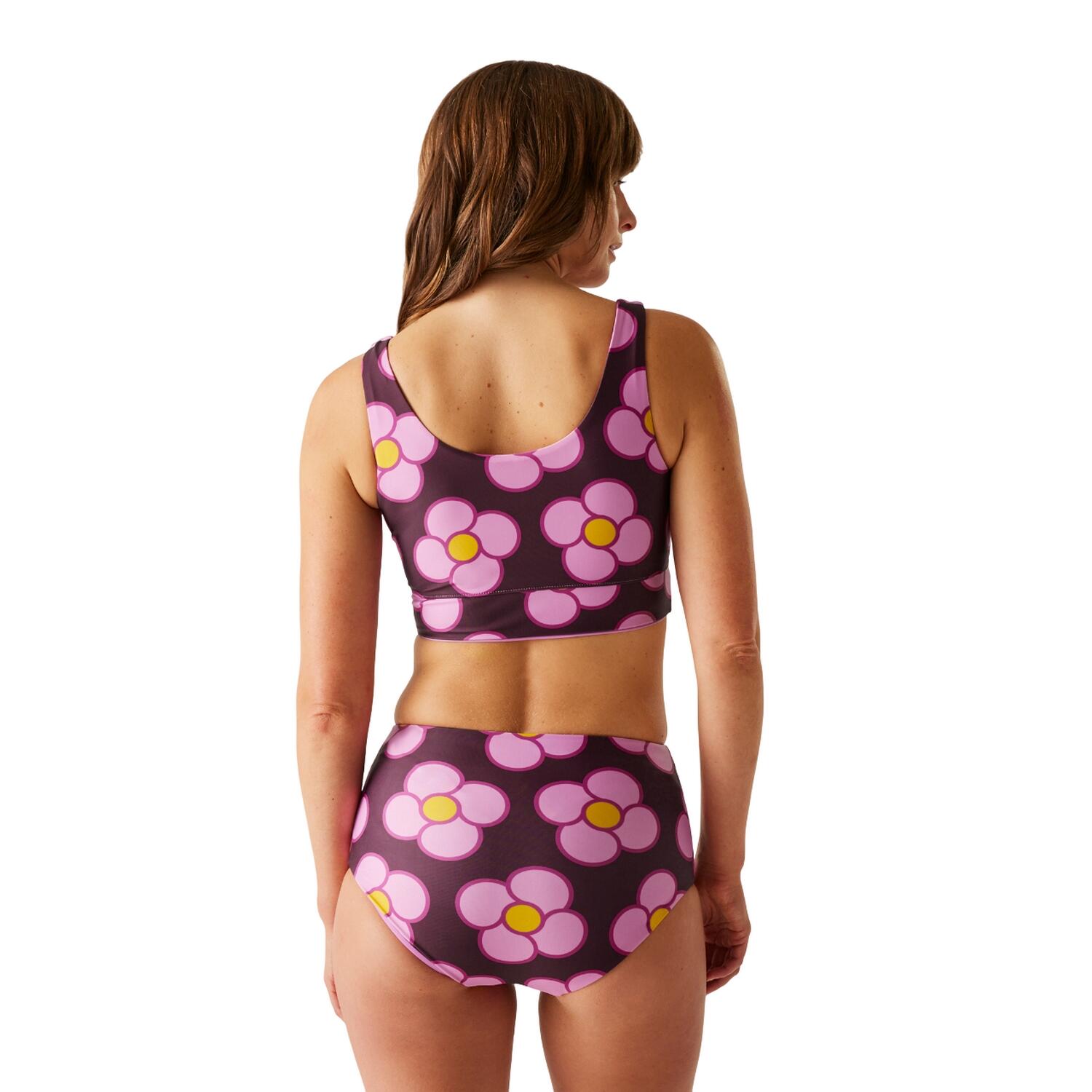Womens/Ladies Orla Kiely Spinning Flower Reversible Bikini Set (Morello) 2/5